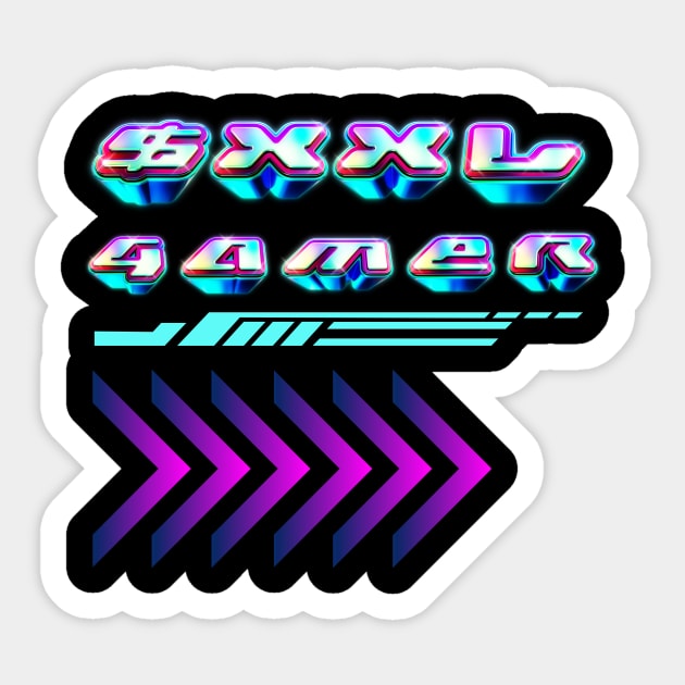 XXL GAMER SET DESIGN Gamerlife Sticker TeePublic